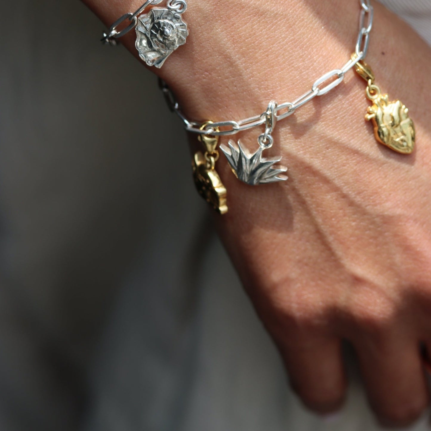 PULSERA TIPO PAPPER CLIP PLATA