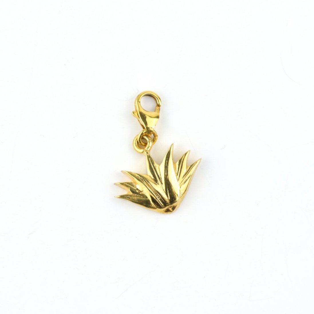 CHARM AGAVE PLATA CON BAÑO DE ORO