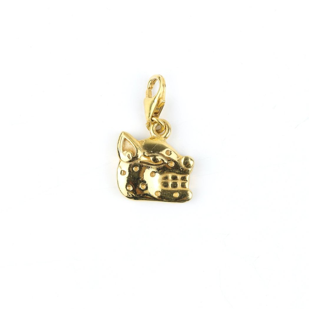 CHARM JAGUAR CON BAÑO DE ORO