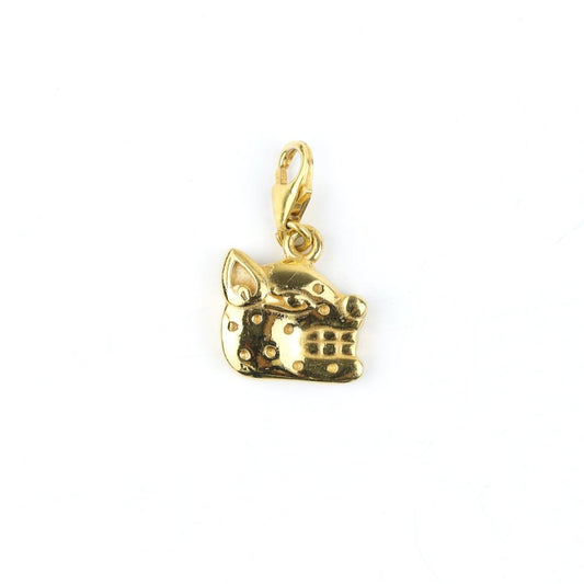 CHARM JAGUAR CON BAÑO DE ORO