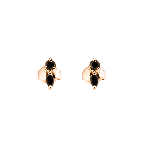 III (Aretes Maquise Diamante negro)