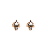 II (Aretes Triángulo Diamantes Negros)