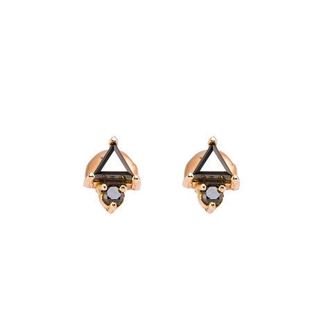 II (Aretes Triángulo Diamantes Negros)