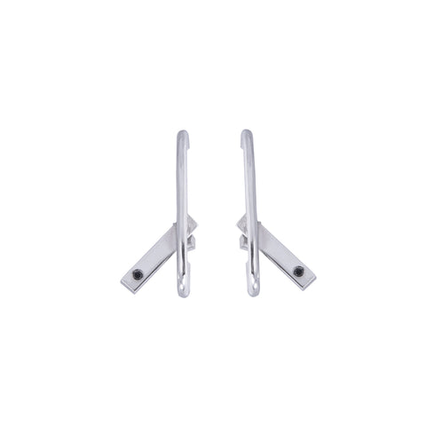VI (Aretes Cruzado Diamante Negro)