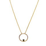 I (Dije Circular Diamante Negro)