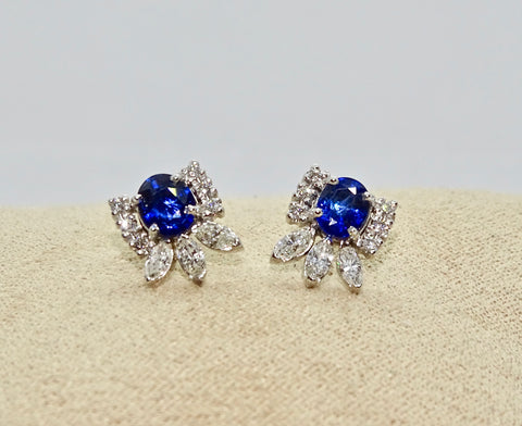 Aretes Zafiros