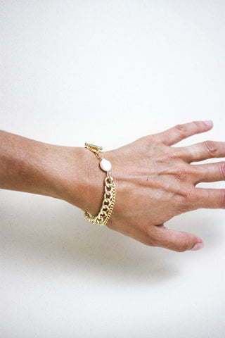 Pulsera perla barroca