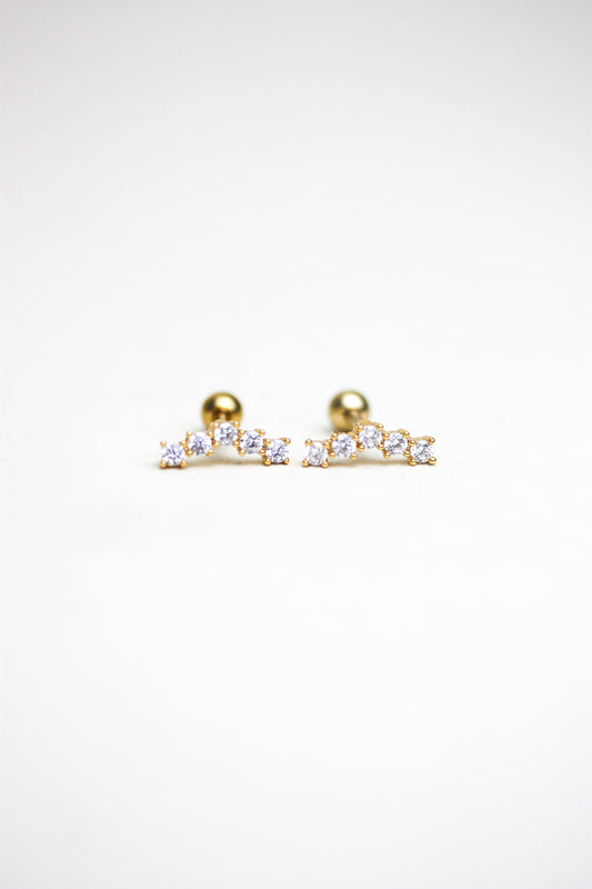 Aretes 5 circonias