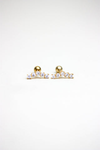Aretes 5 circonias