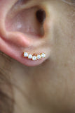 Aretes 5 circonias