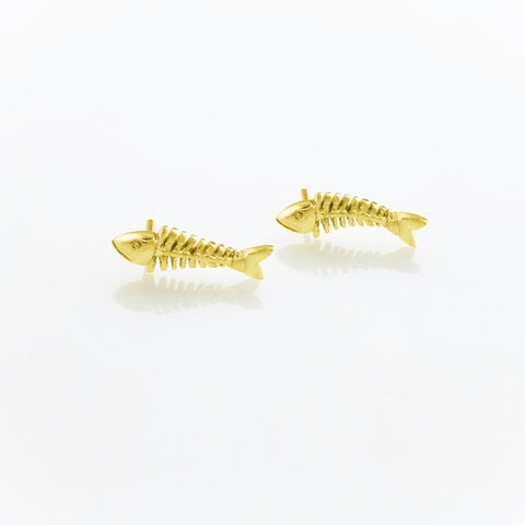 Aretes Mini Dorado - Libélula Por Sofía