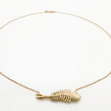 Collar Mediano Dorado - Libélula Por Sofía