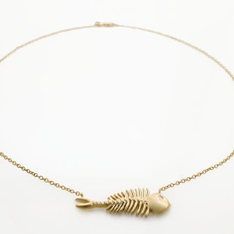 Collar Mediano Dorado - Libélula Por Sofía