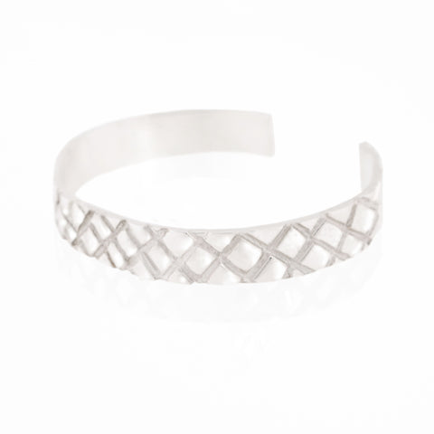 Pulsera Textura Plateada - Libélula Por Sofía