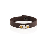 Pulsera de Piel Cafe - Libélula Por Sofía
